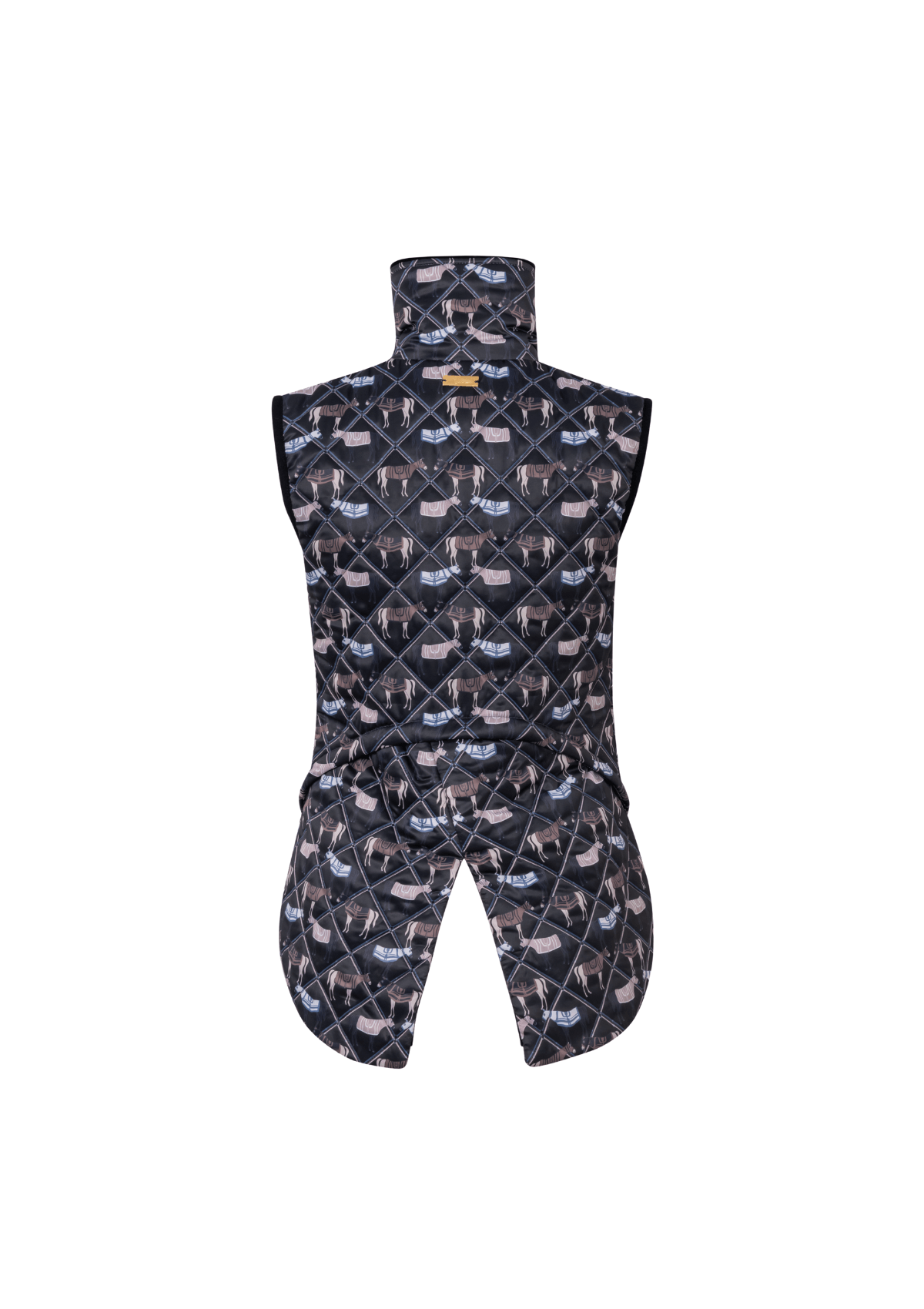 Chaleco Florence Acolchado | Estampado Victory | Azul Marino