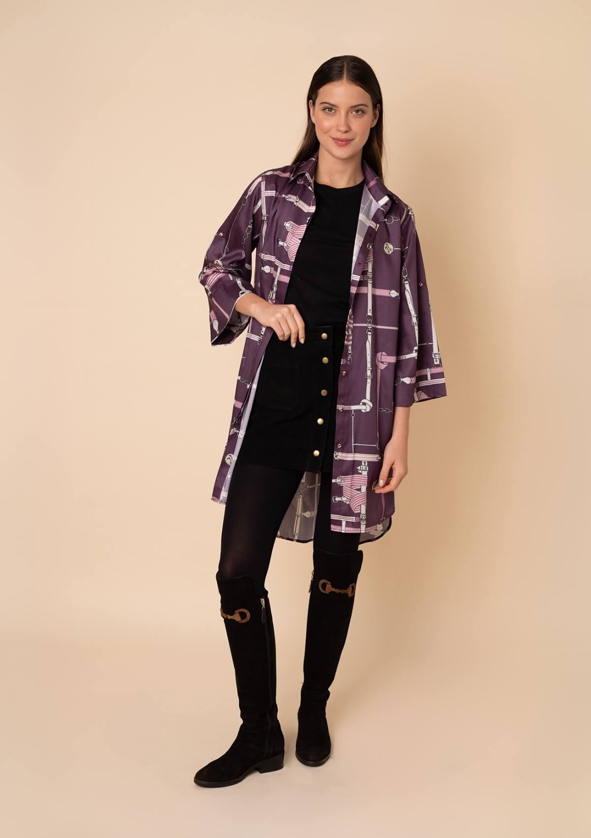 Vestido Tipo Camisa Jubilea | Burdeos