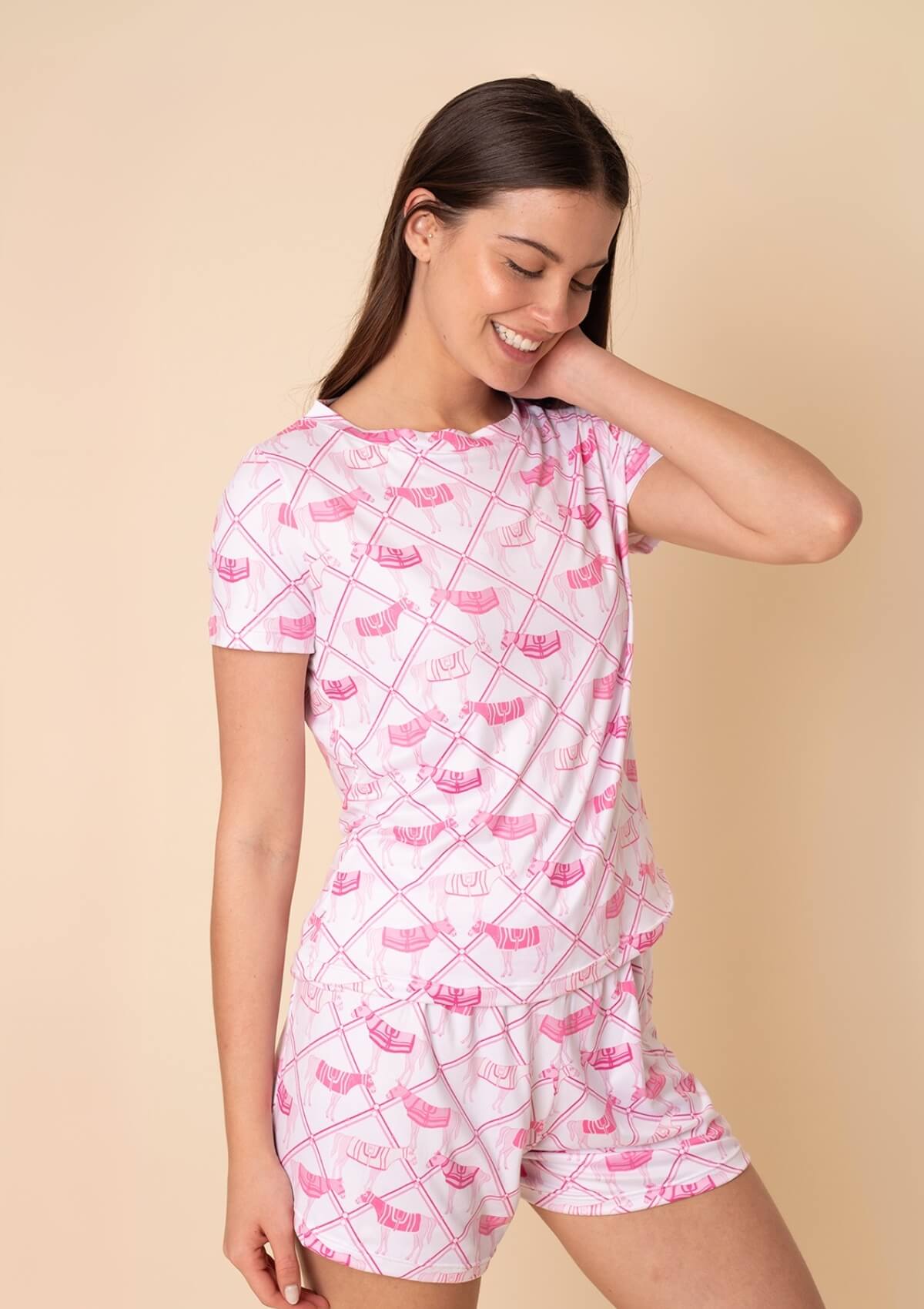 Pijama Aurora | Manga Corta | Rosado