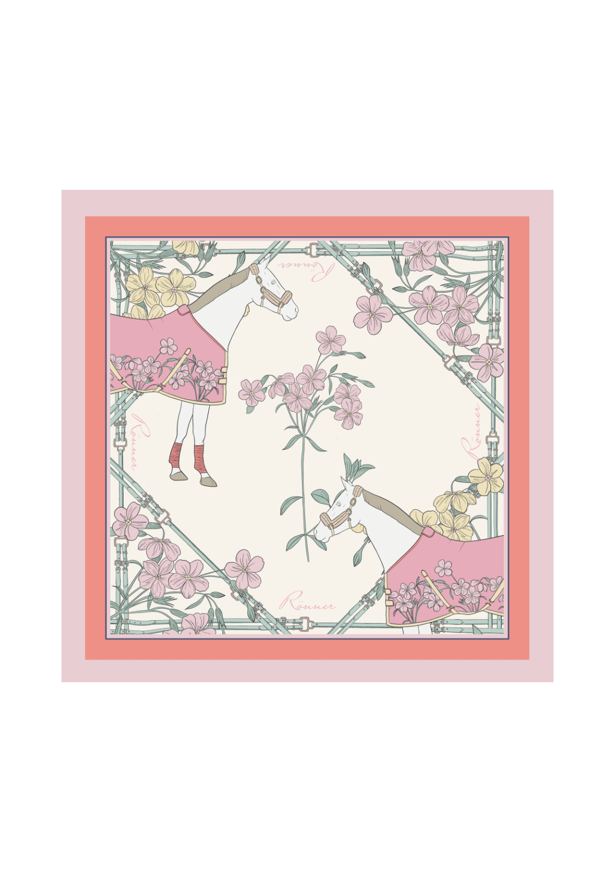 Pañoleta Derby | Pequeña (65cm x 65cm)