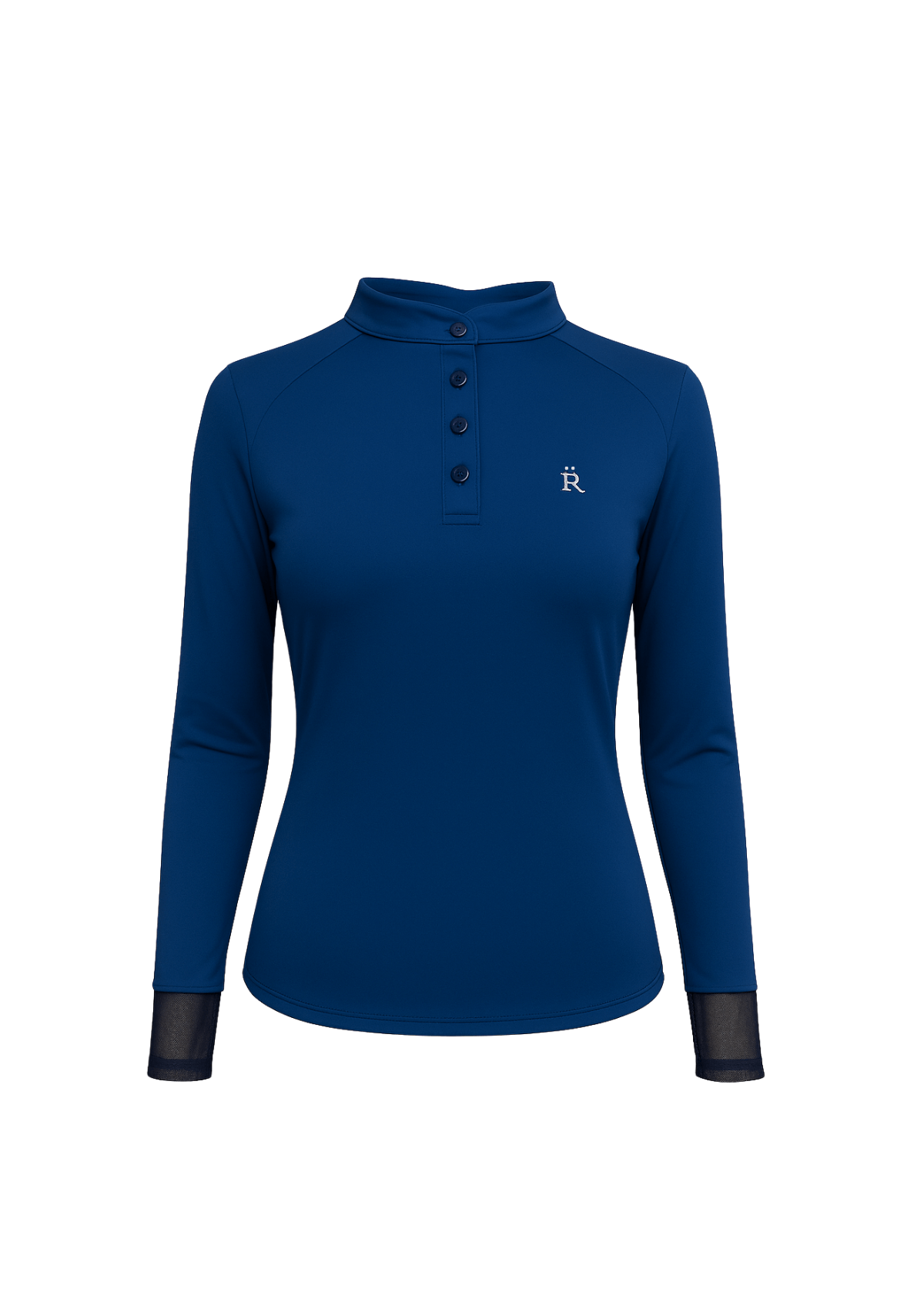 Camisa de Concurso Noémie | Manga Larga | Azul Marino | Sample