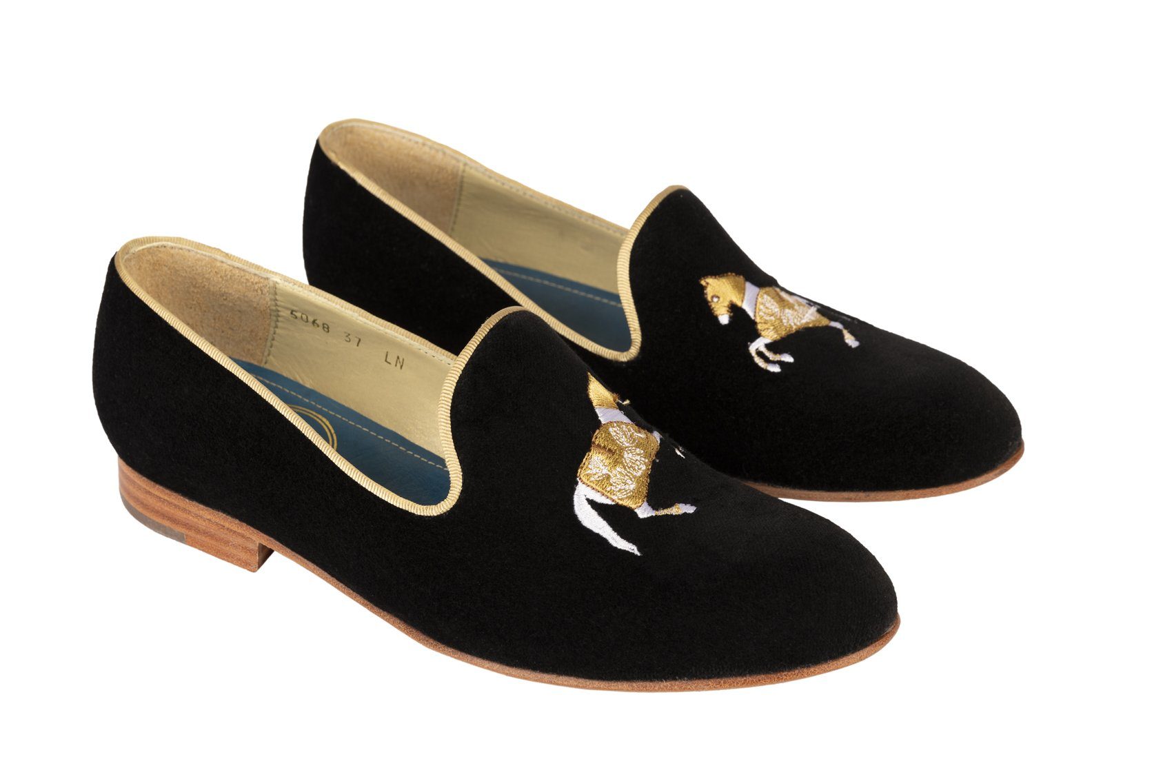 Mimosas Slippers Carrousel | Black & Gold - Rönner