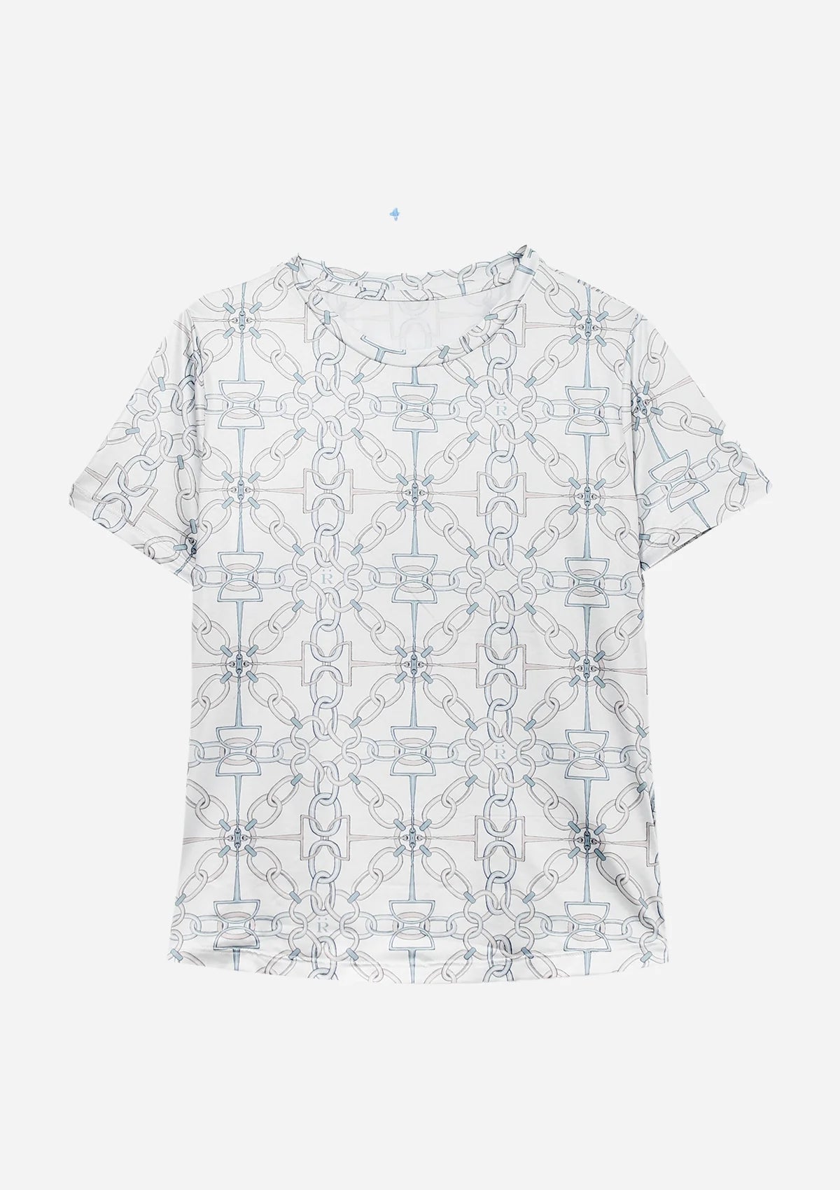 Camiseta Nora | Estampado Chainlink | Powder
