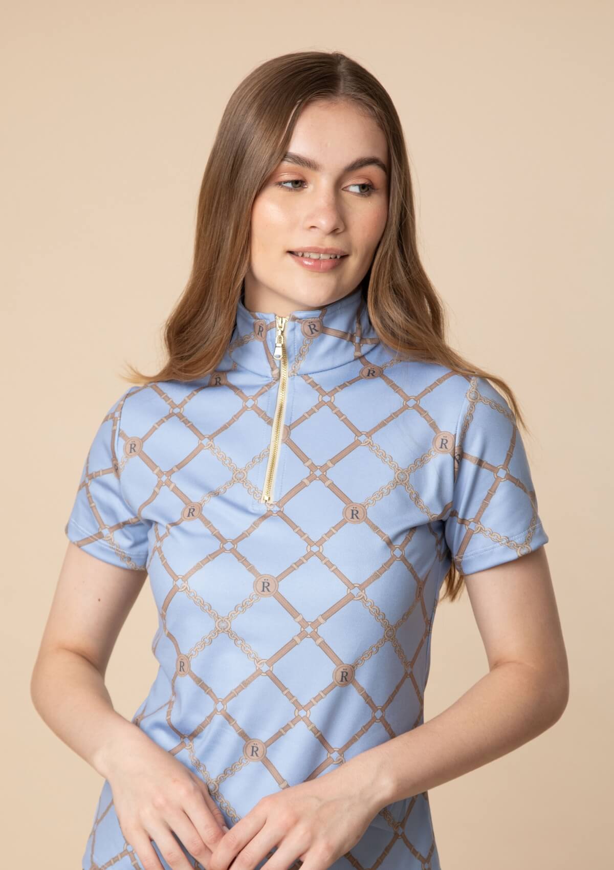 Harmony Quarter-Zip | Manga Corta | Estampado Beltina