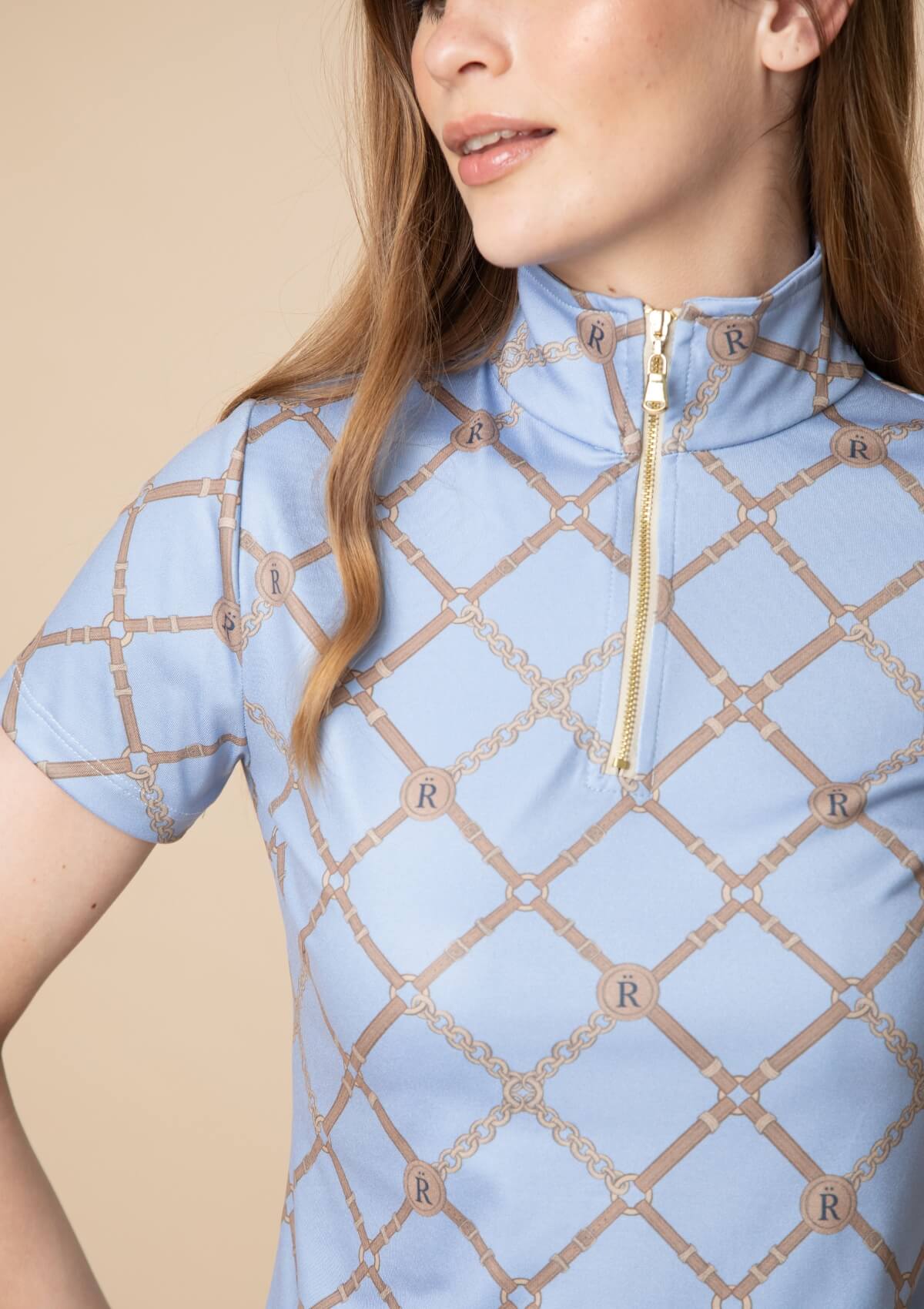 Harmony Quarter-Zip | Manga Corta | Estampado Beltina