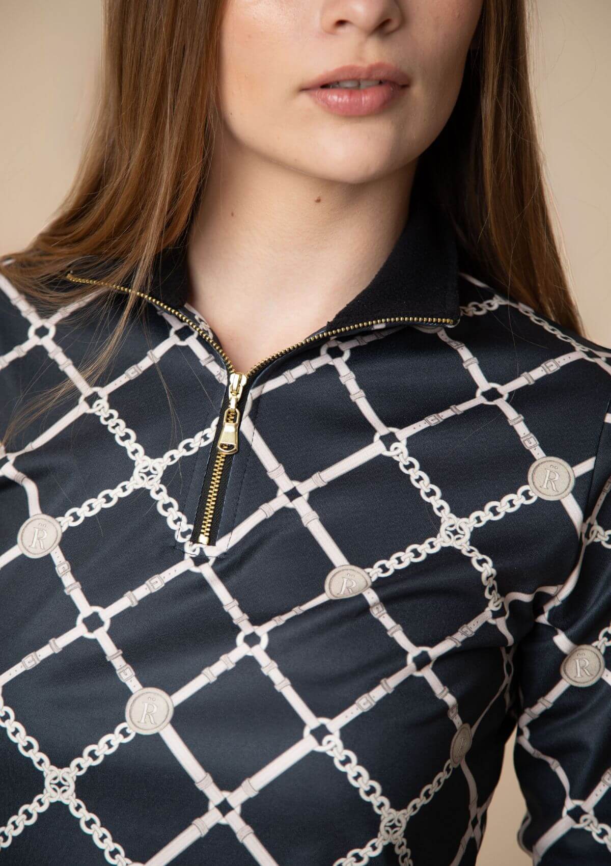 Harmony Quarter-Zip | Manga Larga | Estampado Beltina