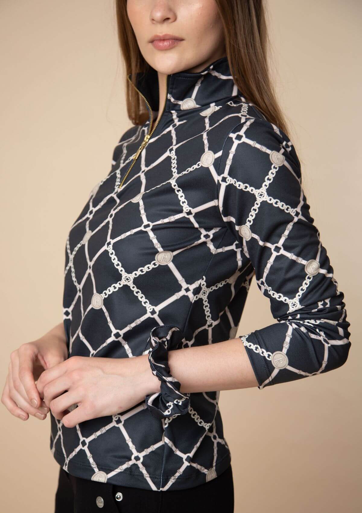 Harmony Quarter-Zip | Manga Larga | Estampado Beltina