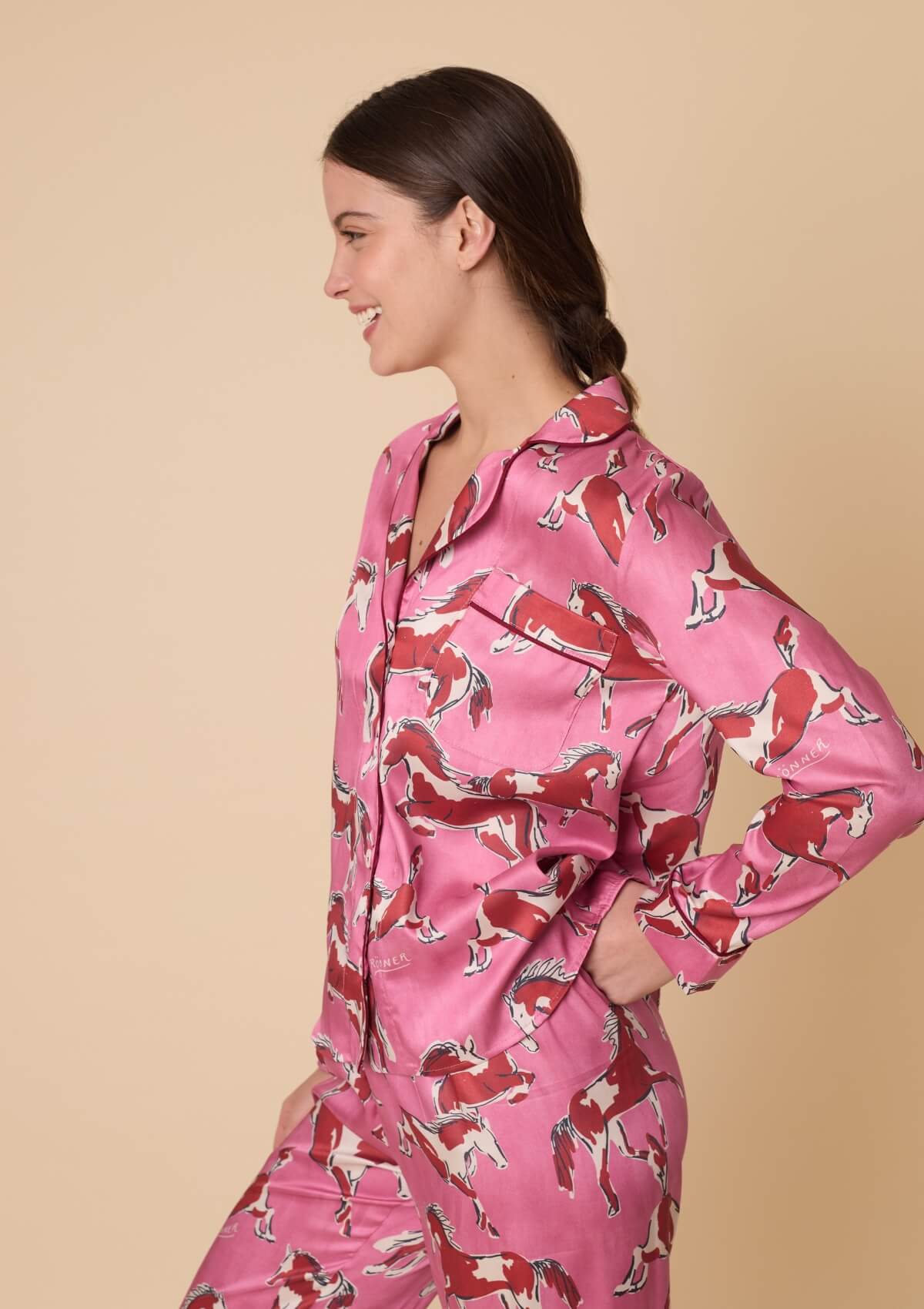 Pijama Rosabella | Manga Larga | Estampado Volt |