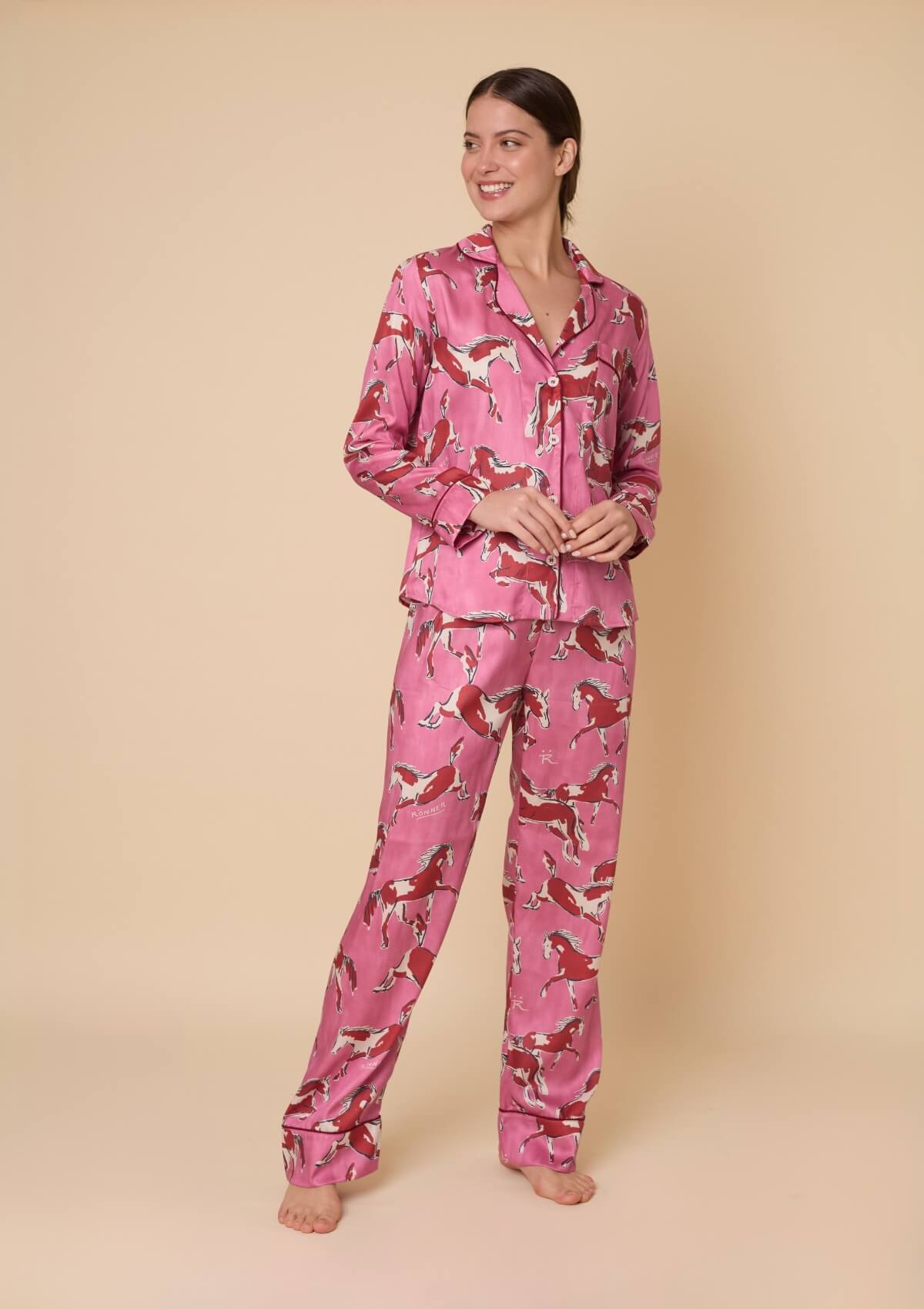 Pijama Rosabella | Manga Larga | Estampado Volt |