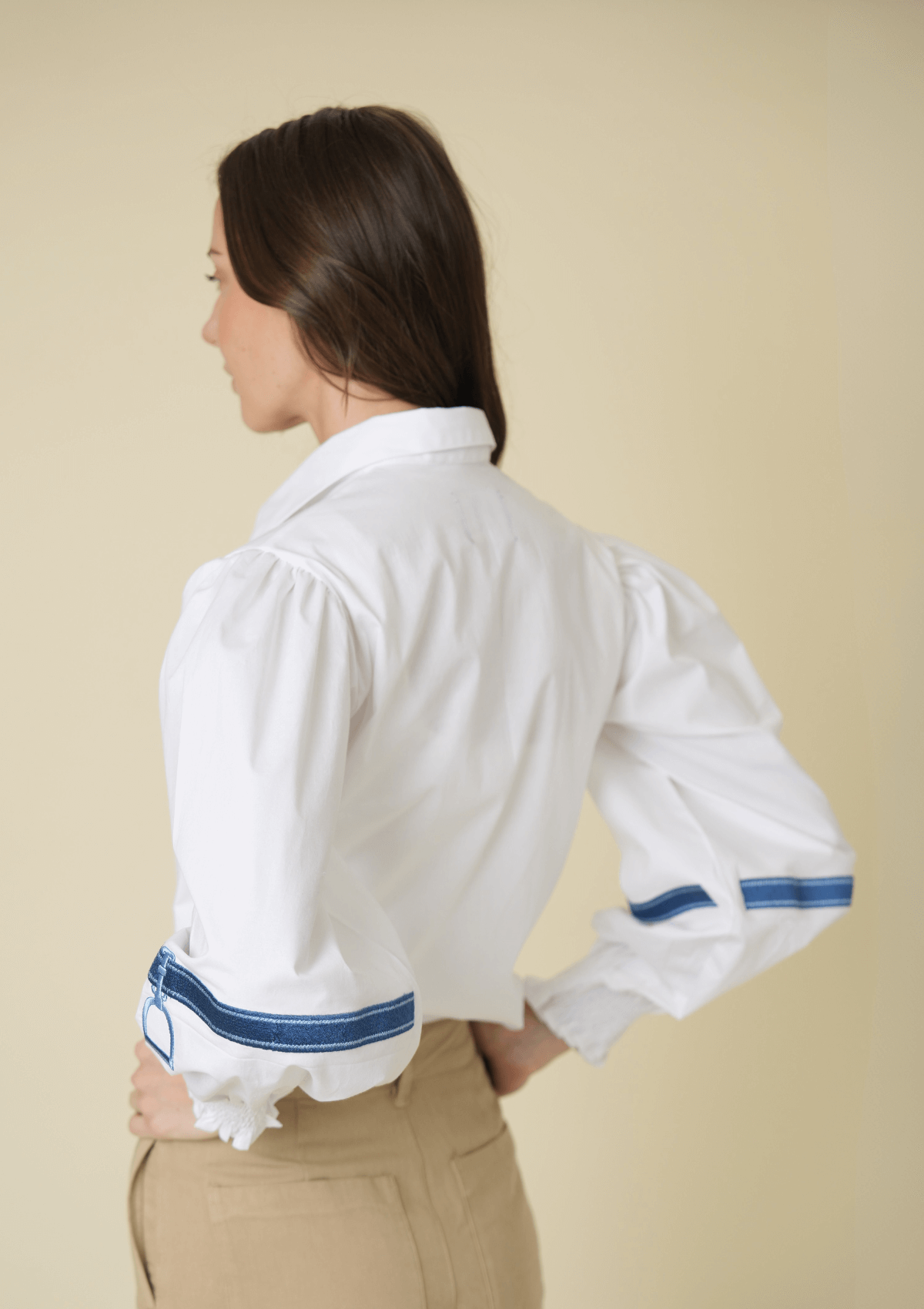 Camisa Connie | Blanca | Bordado