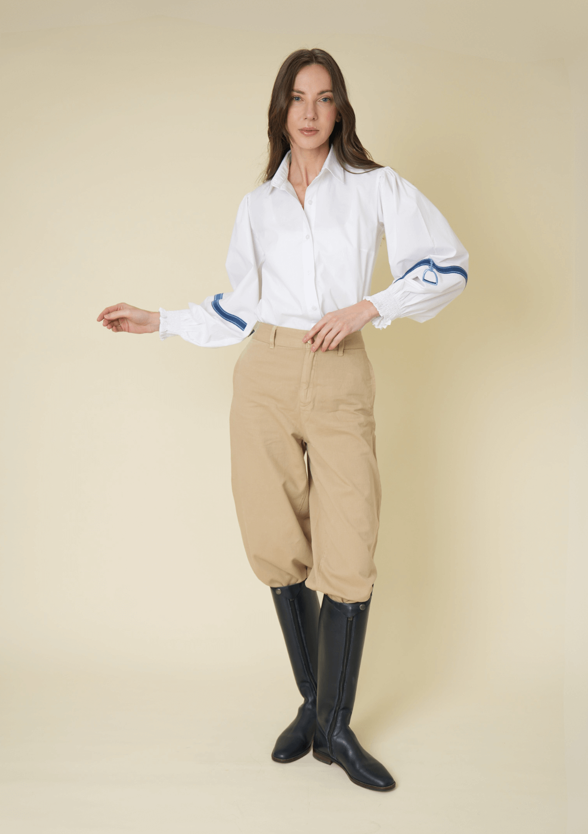 Camisa Connie | Blanca | Bordado