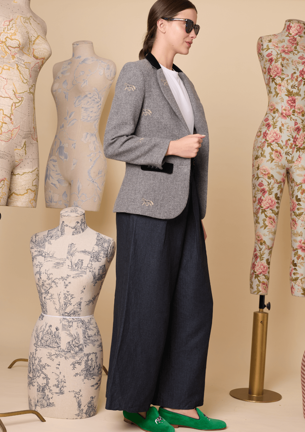 Blazer Bordado Cavaletti | Lana Italiana