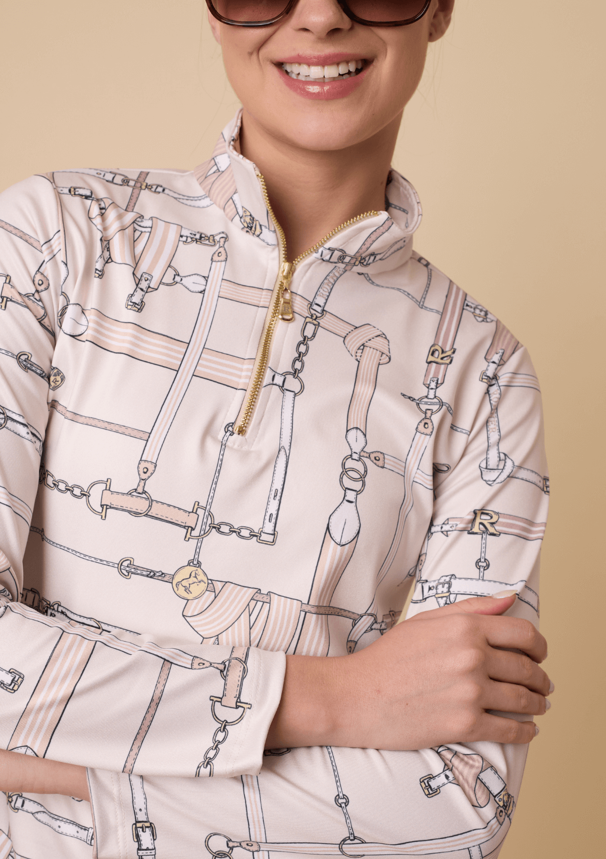 Q-Zip Harmonia | Manga Larga | Estampado Jubilea