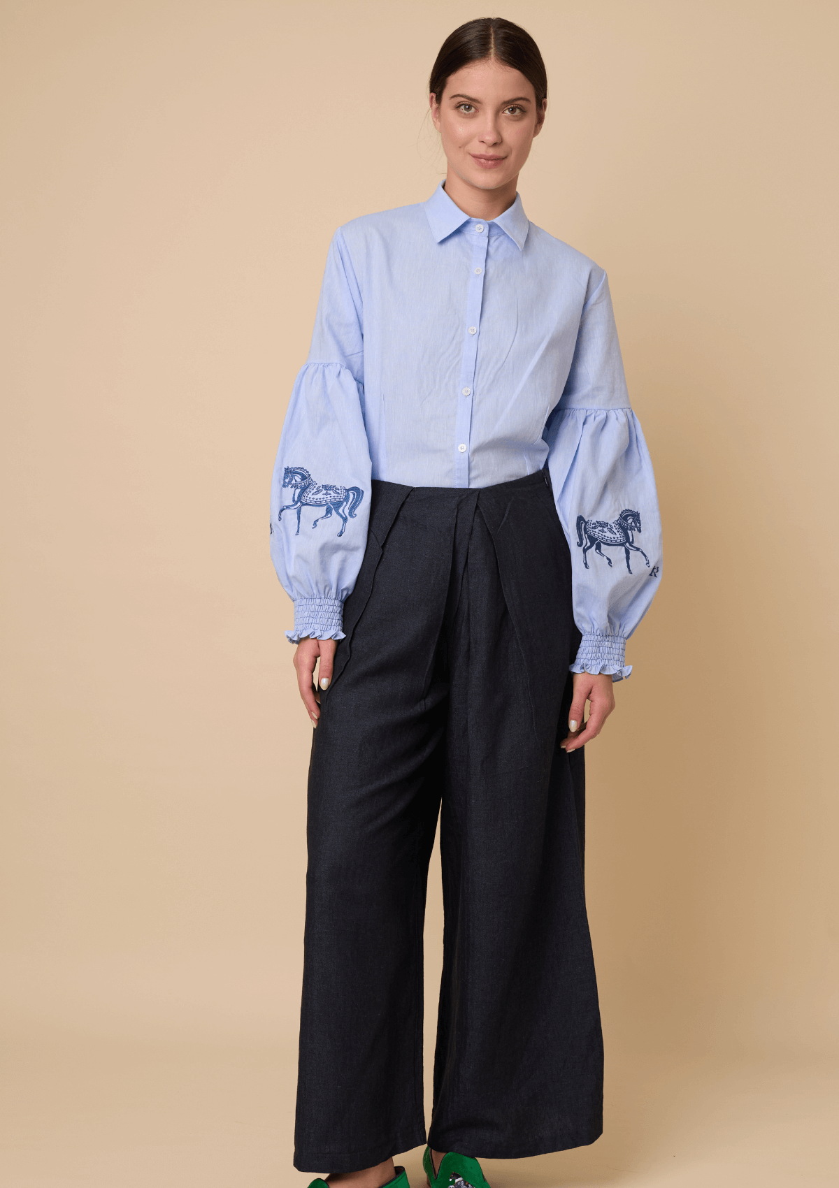 Camisa Annie Bordada