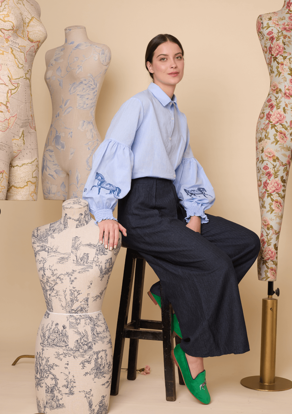 Camisa Annie Bordada