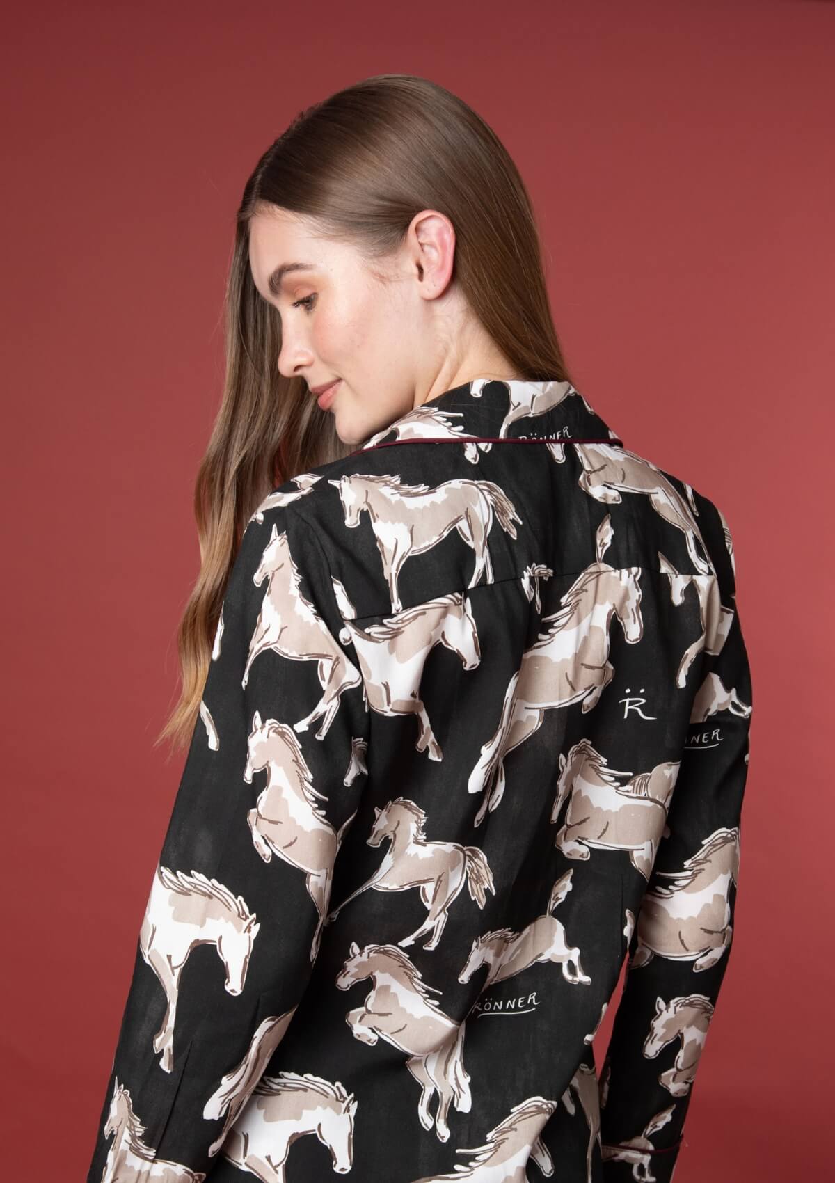 Pijama Rosabella | Manga Larga | Estampado Volt |