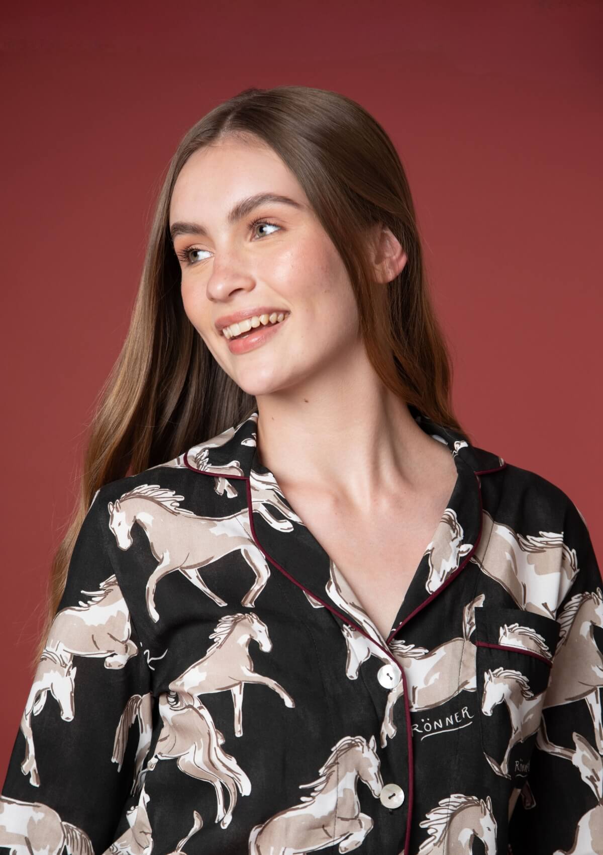 Pijama Rosabella | Manga Larga | Estampado Volt |