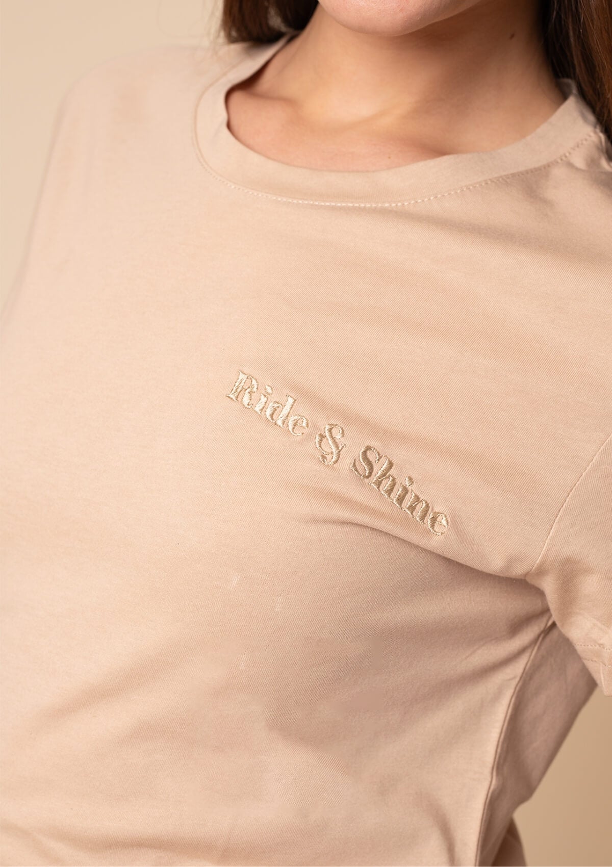 Camiseta Ride and Shine | Beige