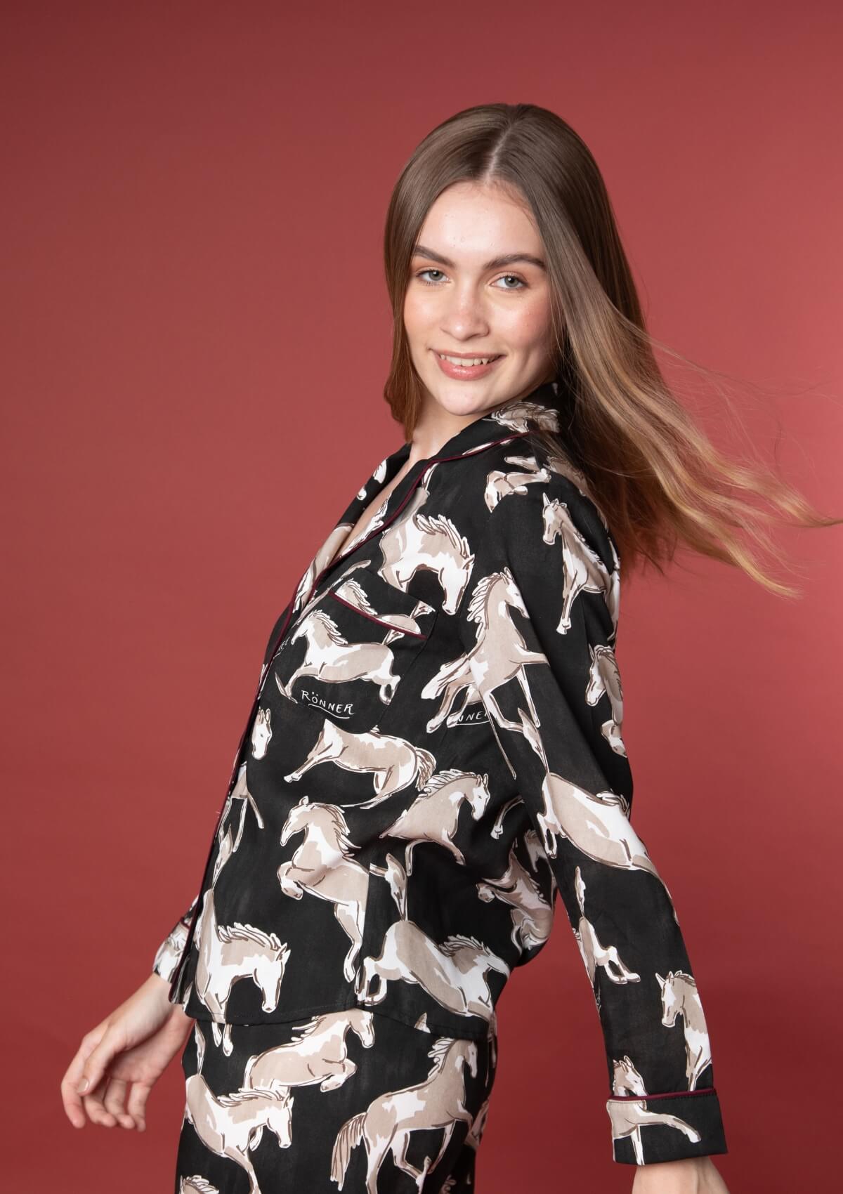 Pijama Rosabella | Manga Larga | Estampado Volt |