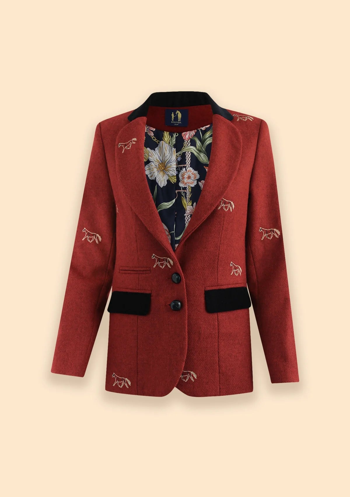 Blazer Bordado Cavaletti | Lana Italiana