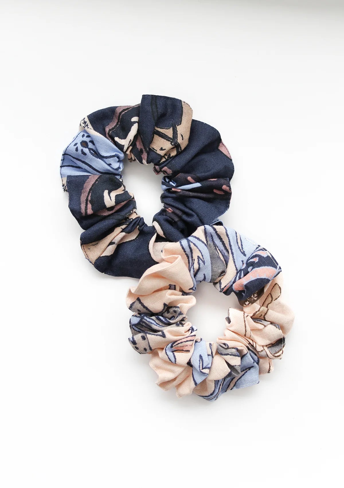 Set de 2 Scrunchies para el Cabello | Lilyrose Print