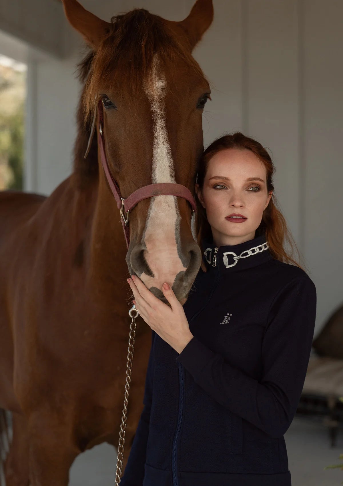 Chaqueta Harmonia Bordada | Azul Marino