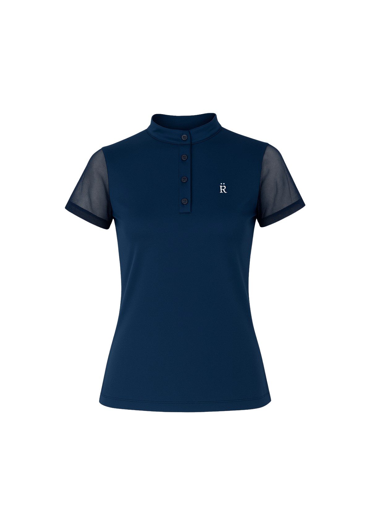 Camisa de Concurso Noémie | Manga Corta | Navy | Sample