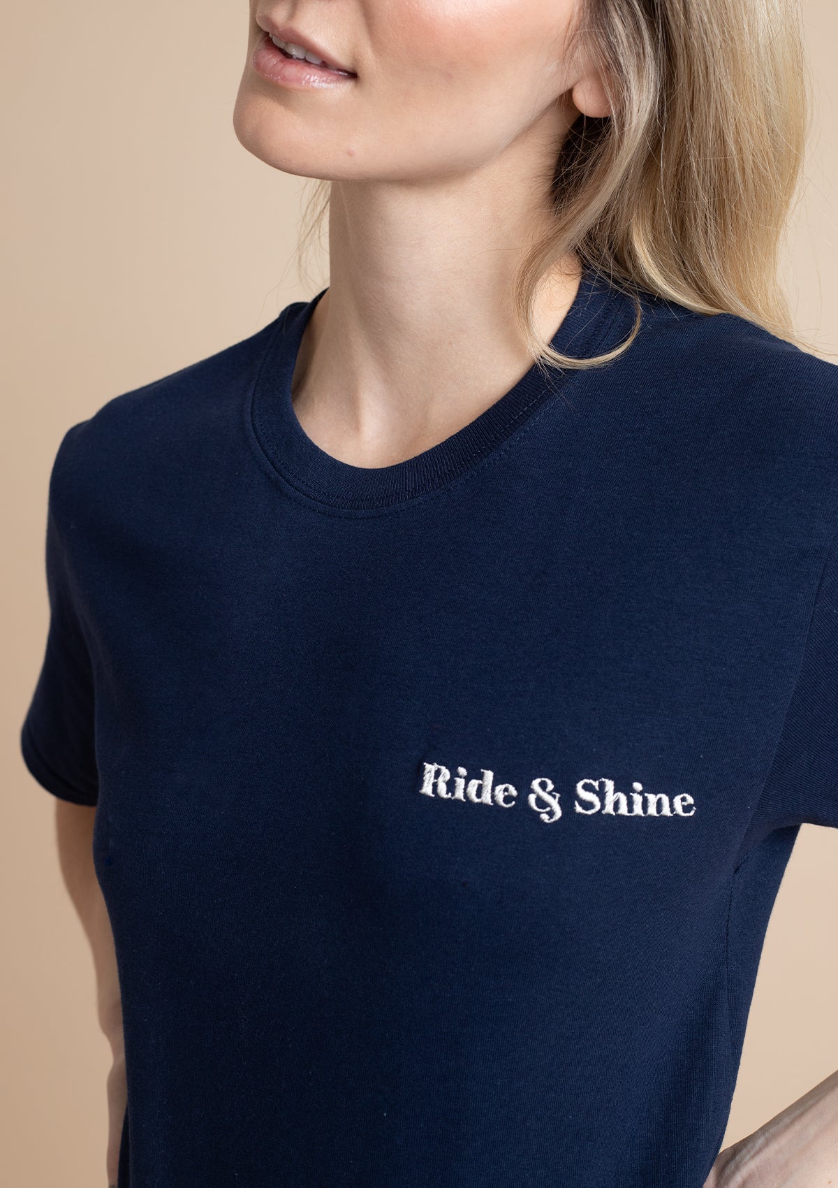 Camiseta Ride and Shine | Azul Marino