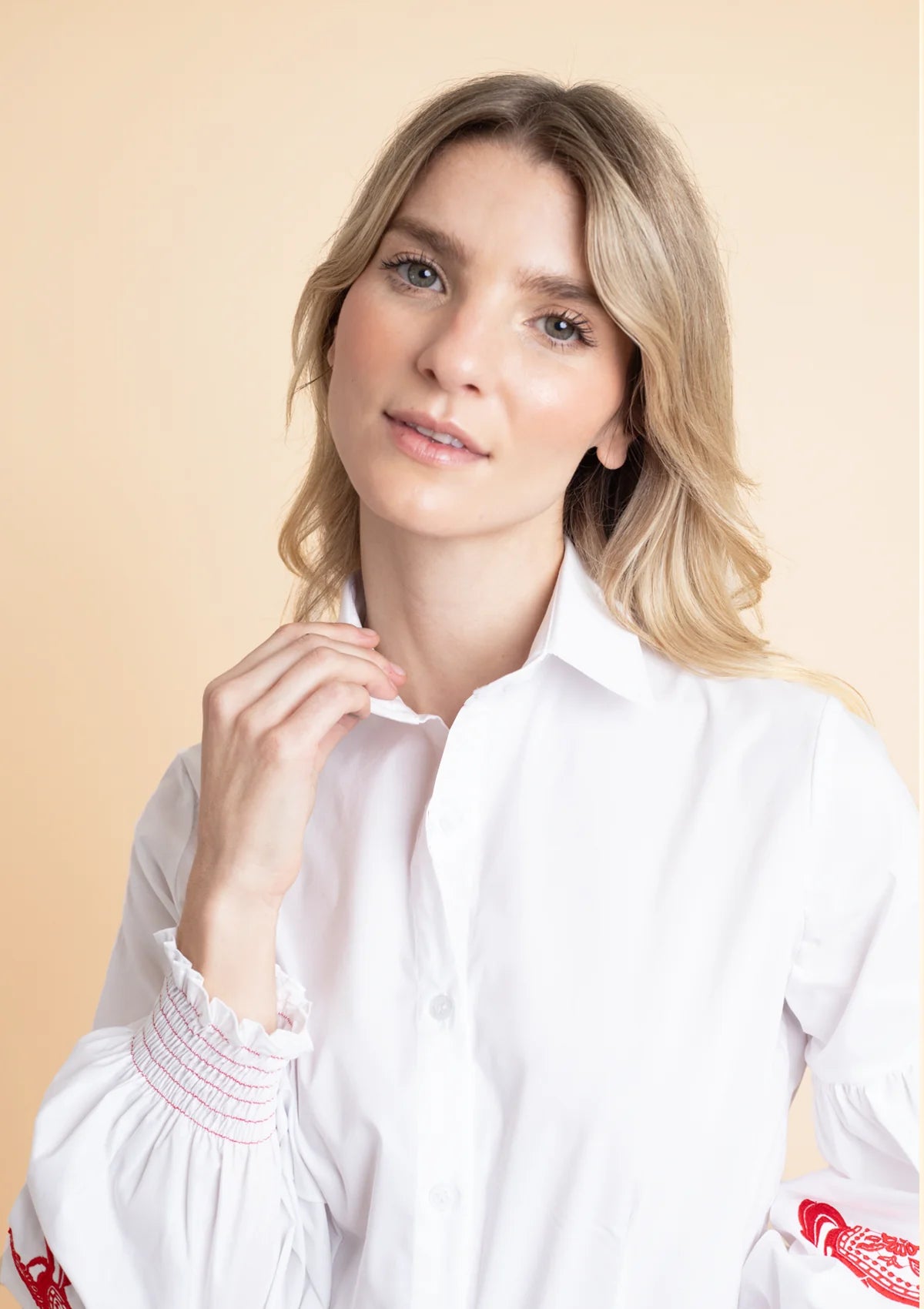 Camisa Annie Bordada