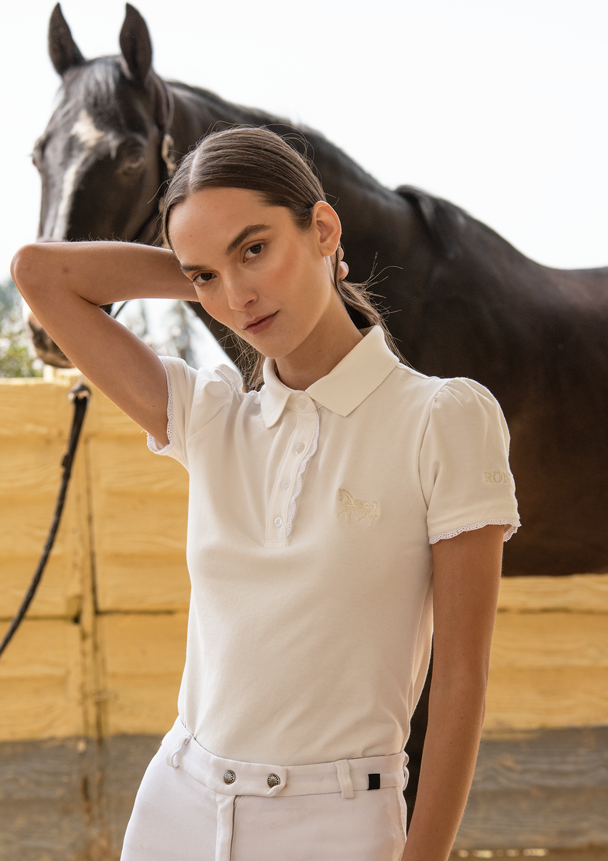 Nova Cotton Polo-Shirt Short Sleeve | White - Rönner